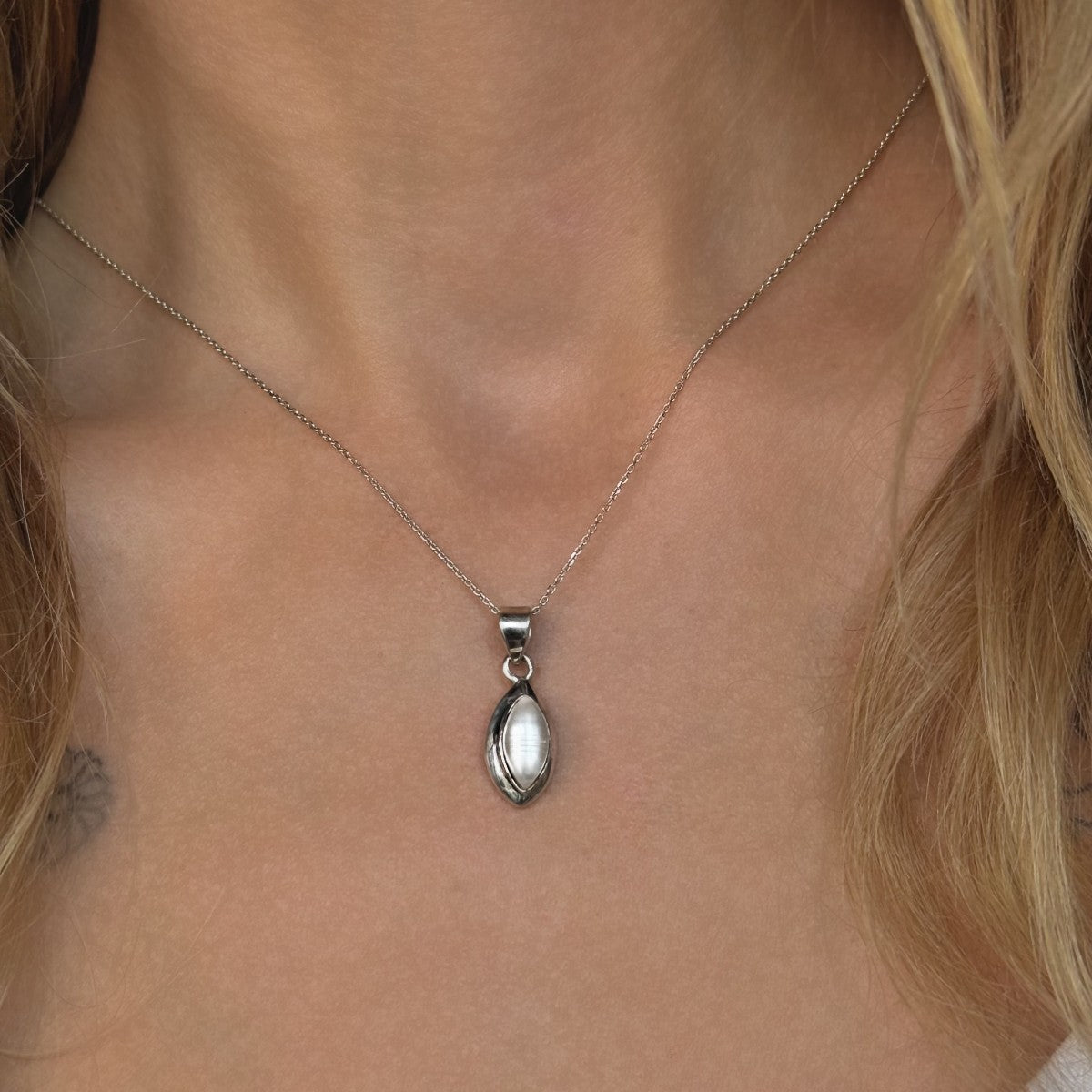 Sterling Silver Cultured Pearl Pendant