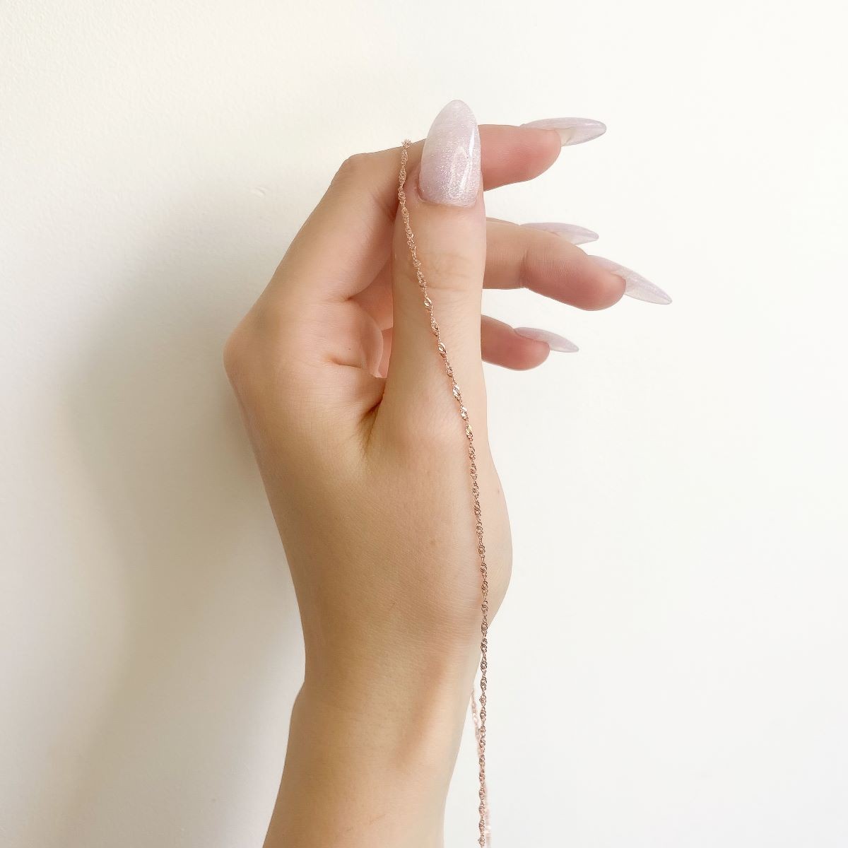 Sterling Silver 1 mm Singapore Chain