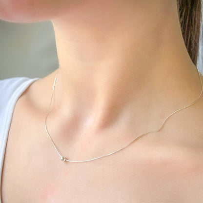 Sterling Silver Minimalist Necklace