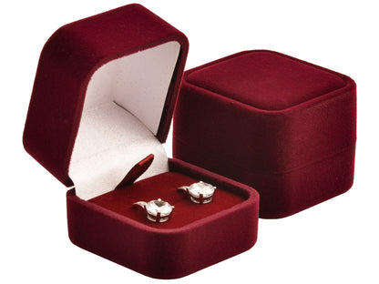 Aksominės 4 spalvų dėžutės žiedui ar auskarams