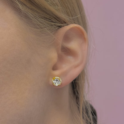 Sidabriniai auskarai "Soleste"