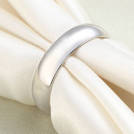 Sterling Silver 4 mm Classic Band Ring