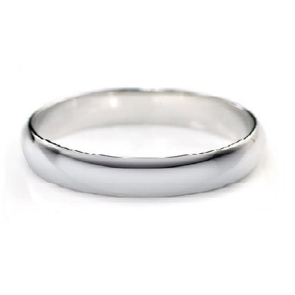 Silver 3 mm Classic Band Ring