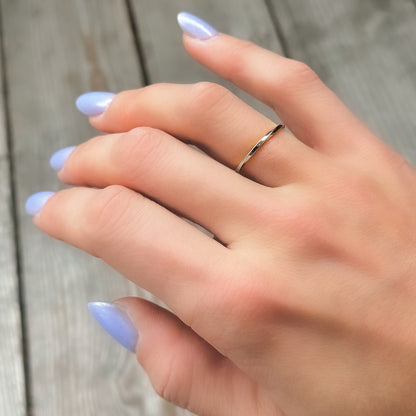 Sterling Silver Rhodium Plated Twisted Ring