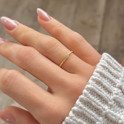 Sidabrinis žiedas su cirkoniais