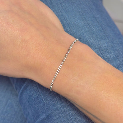 2 g sidabrinė apyrankė Curb