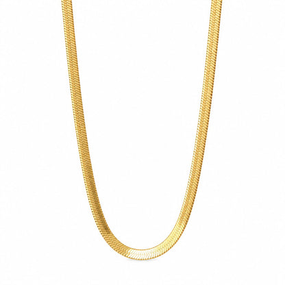 2-3mm pločio auksuota grandinėlė „Flat Chain“