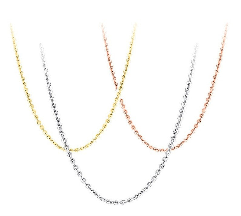 Sterling Silver 1 mm Forzentina Chain