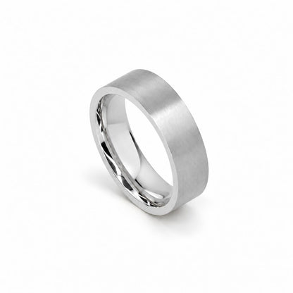 6 mm žiedas matiniu paviršiumi