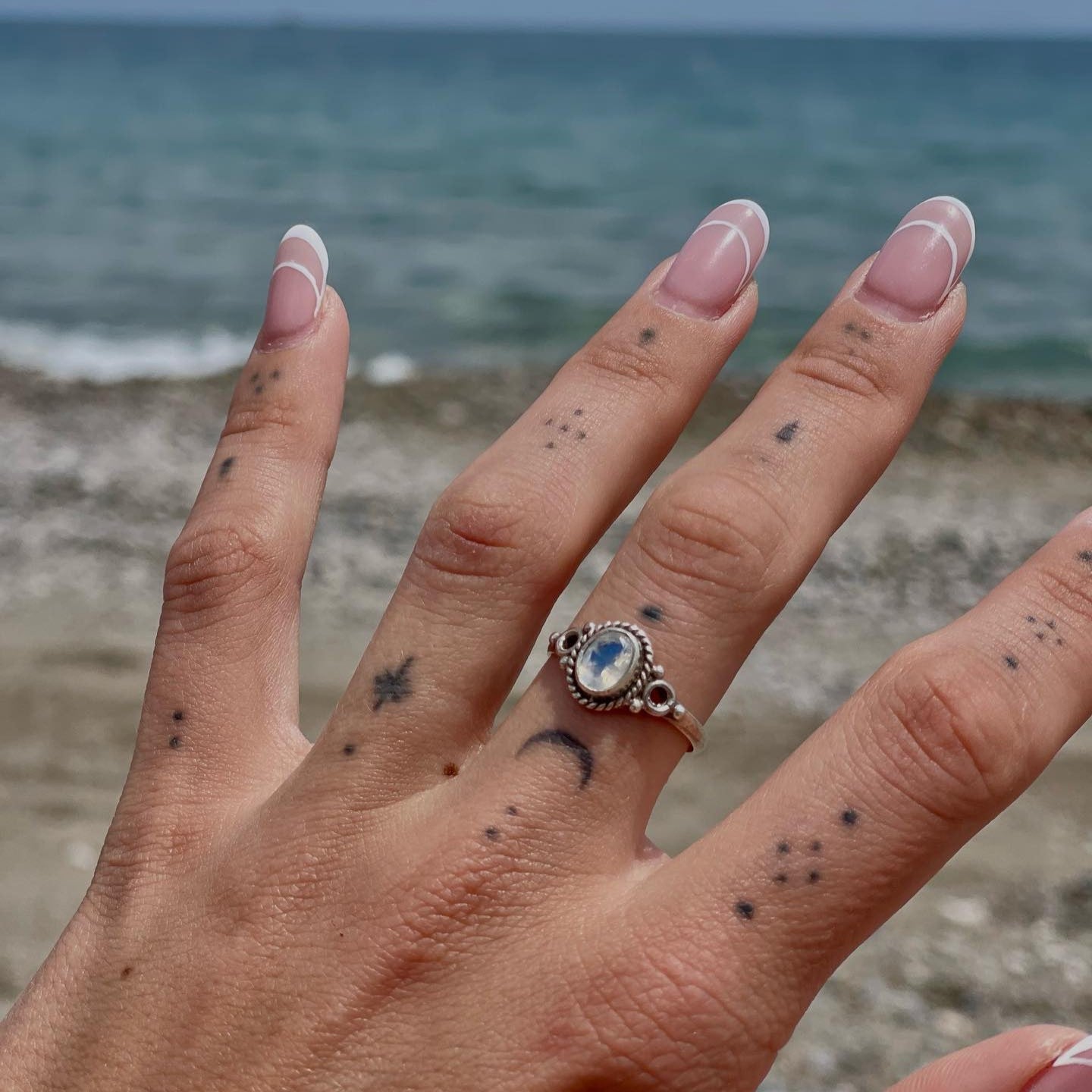 Sterling Silver Moonstone Ring