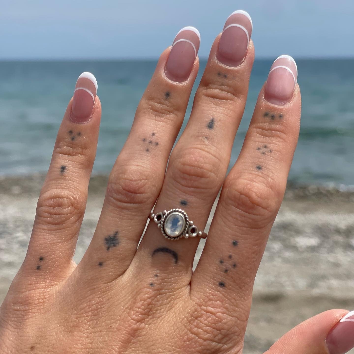 Sterling Silver Moonstone Ring