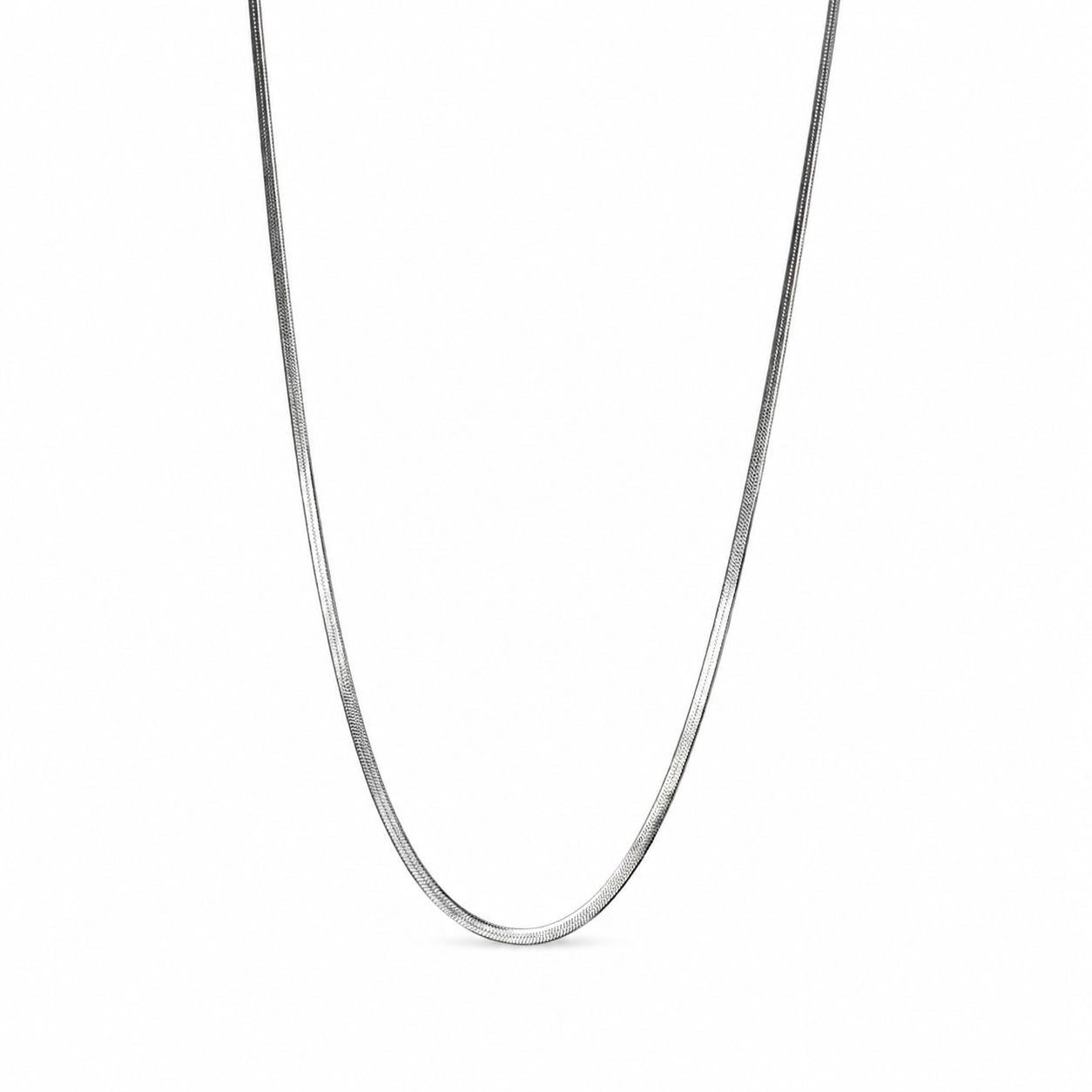 2mm pločio plieninė grandinėlė „Flat Chain“
