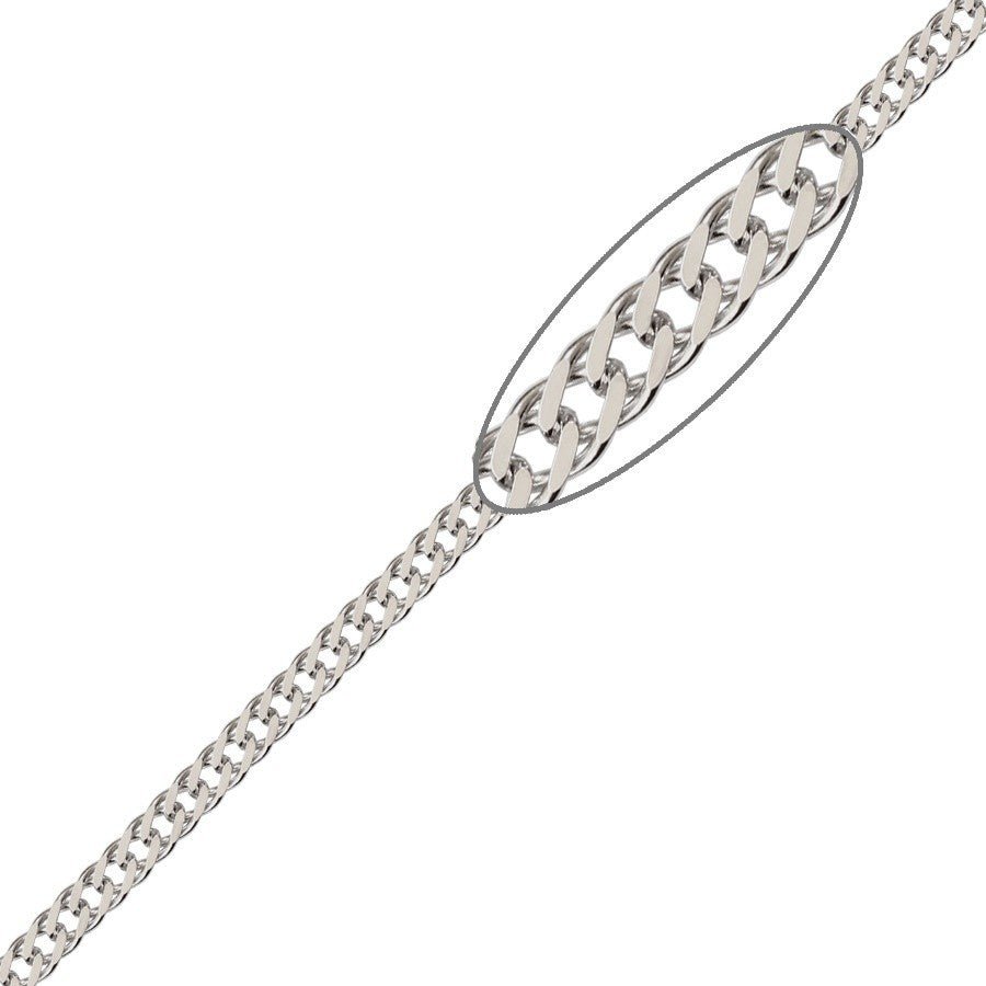 Sterling Silver 2.3 mm Rombo Chain