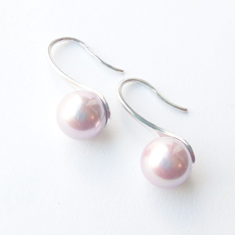 Sterling Silver Pearl Drop Earrings