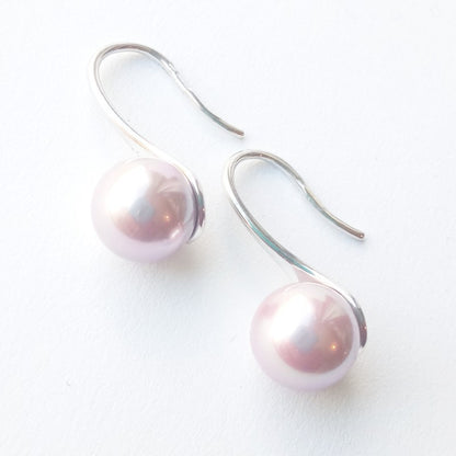 Sterling Silver Pearl Drop Earrings