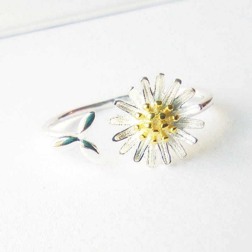 Sterling Silver Daisy Ring