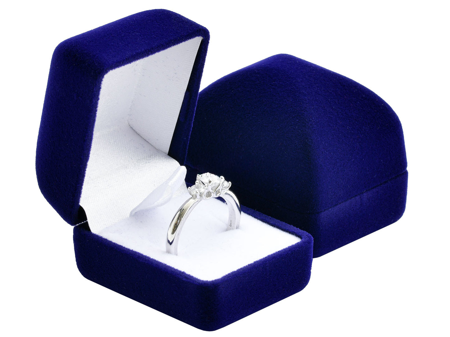 Aksominė dovanų dėžutė žiedui ar auskarams