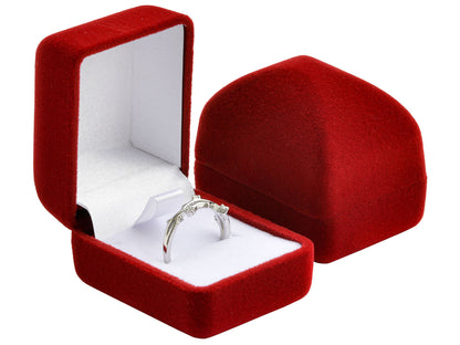 Aksominė dovanų dėžutė žiedui ar auskarams