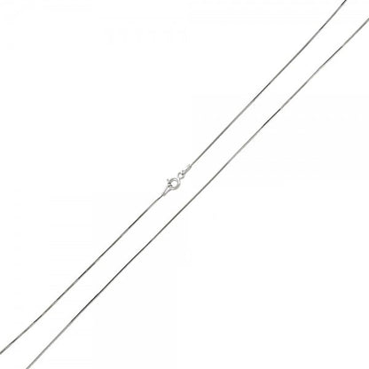 40-55 cm sidabrinė grandinėlė "Diamond Cut Snake"