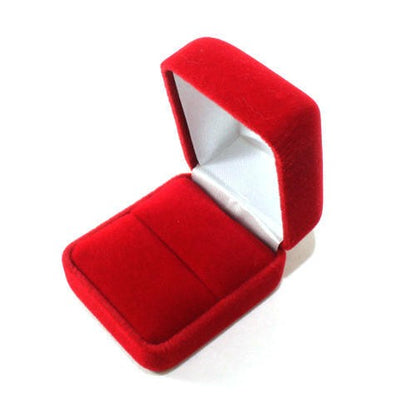 Aksominės 4 spalvų dėžutės žiedui ar auskarams