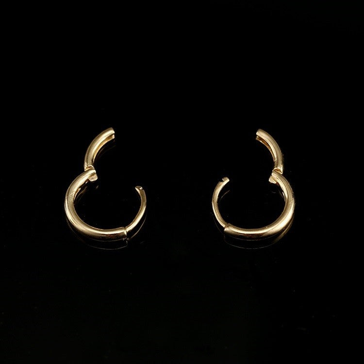 Sterling Silver Gold Plated 12 - 20 mm Hoops