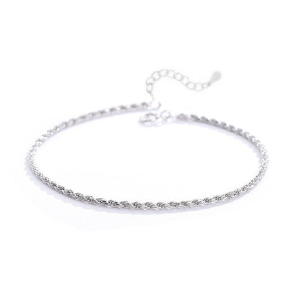 Sidabrinė apyrankė Rope