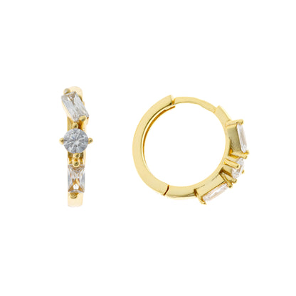 Sidabrinės rinkutės su cirkoniais