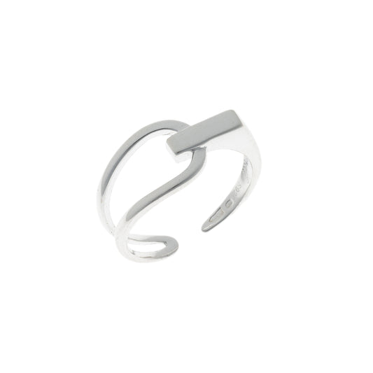 Sterling Silver Adjustable Ring