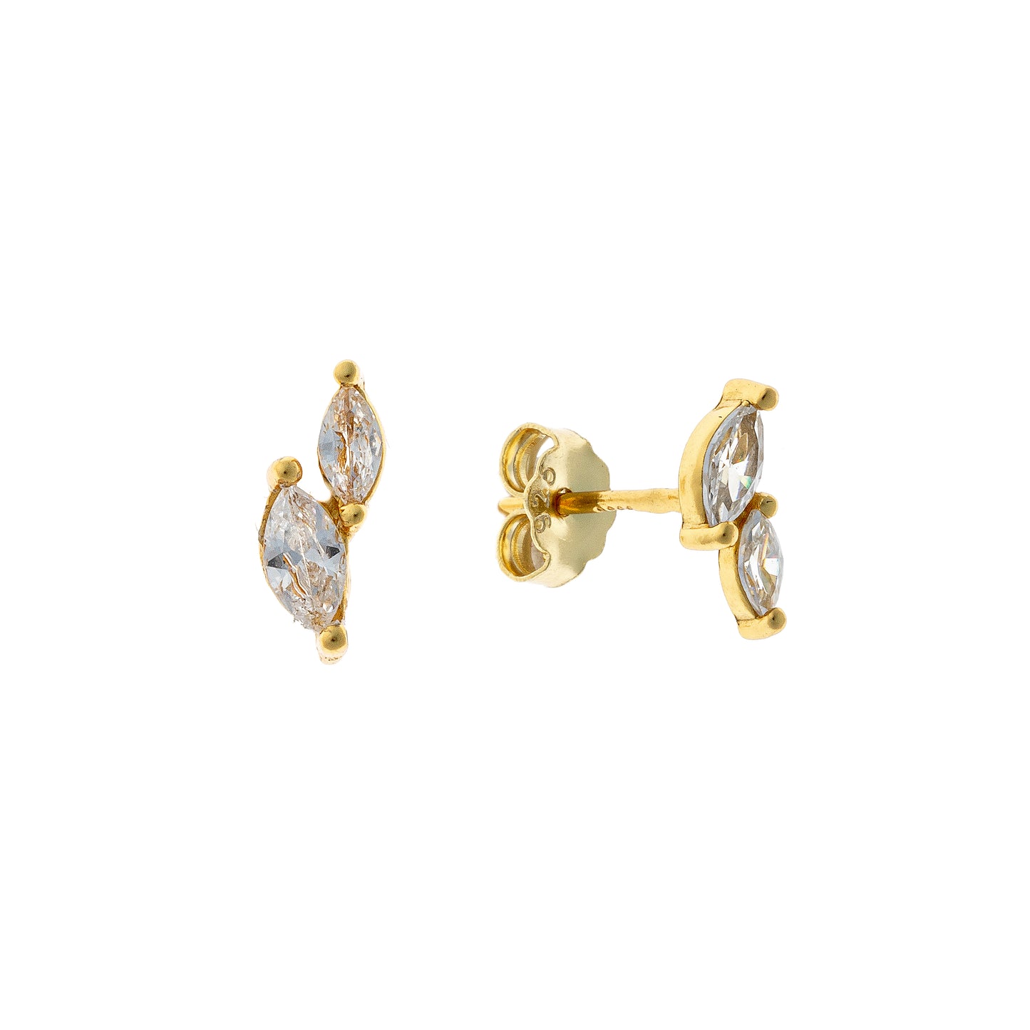 Sterling Silver CZ Studs