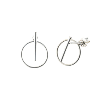 Sterling Silver Two - Piece Earrings