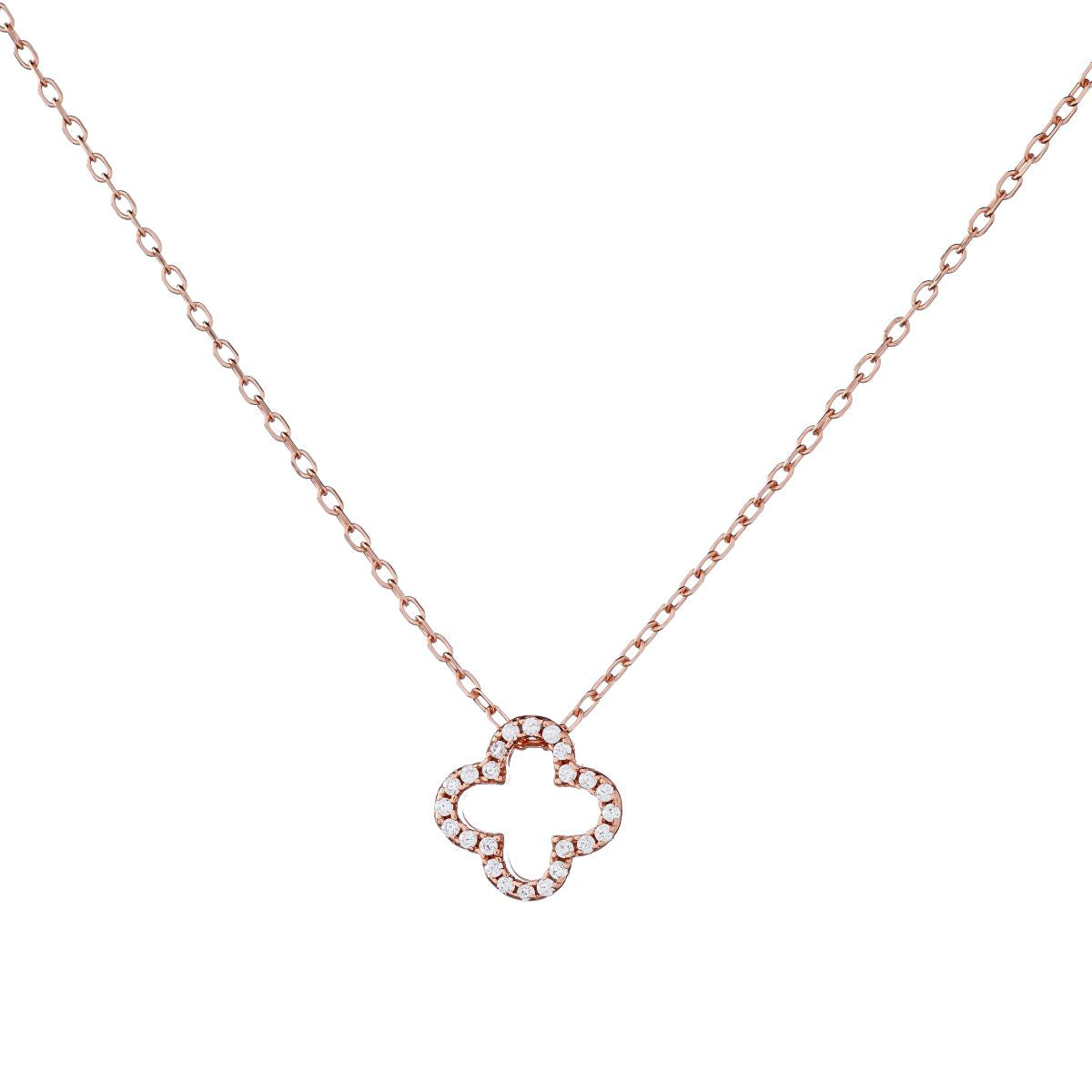 Sidabrinis paauksuotas pakabukas "Dobilas"