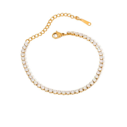 Auksuota apyrankė Tennis 3mm