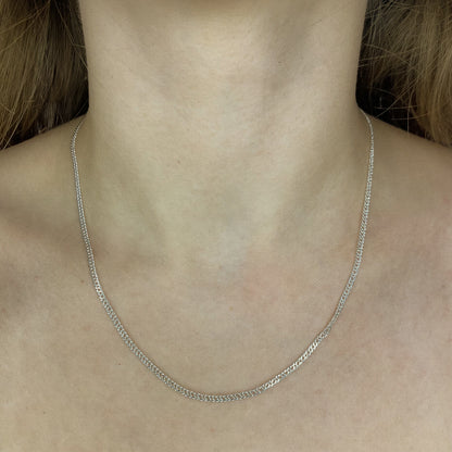 Sterling Silver 2.3 mm Rombo Chain