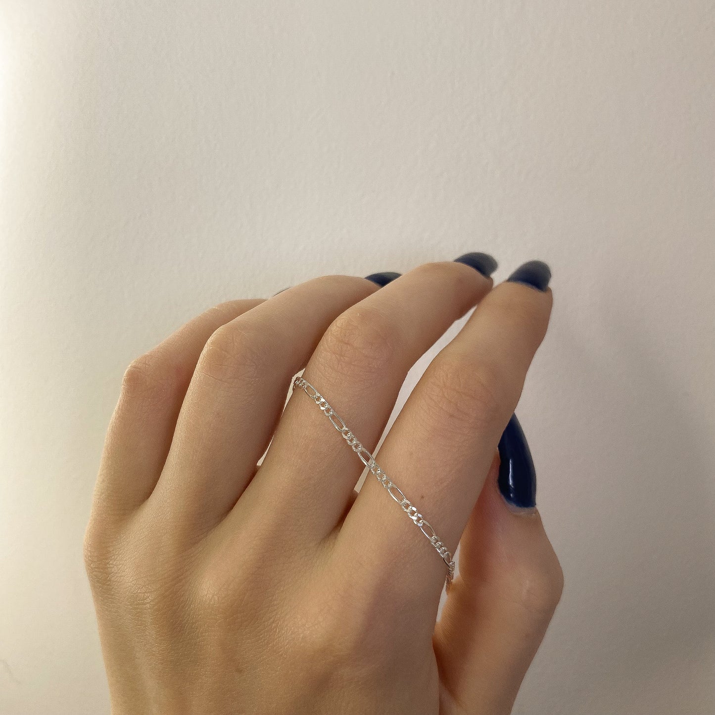 Sterling Silver 1.8 mm Figaro Chain