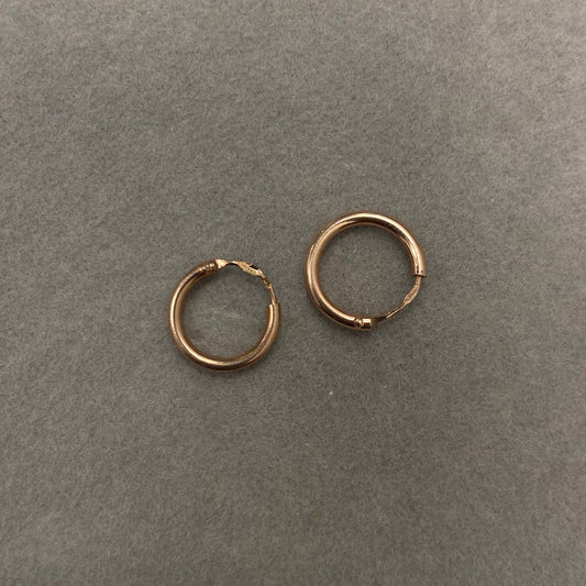 Sidabrinės paauksuotos rinkutės 1 - 1,2 cm