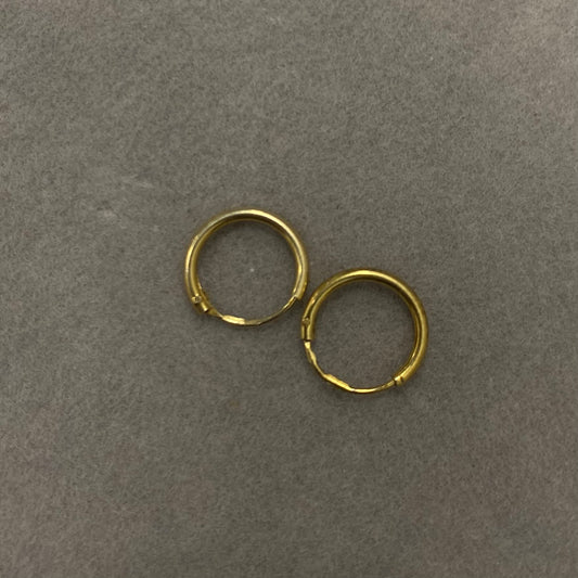 Sidabrinės auksuotos rinkutės 1 cm