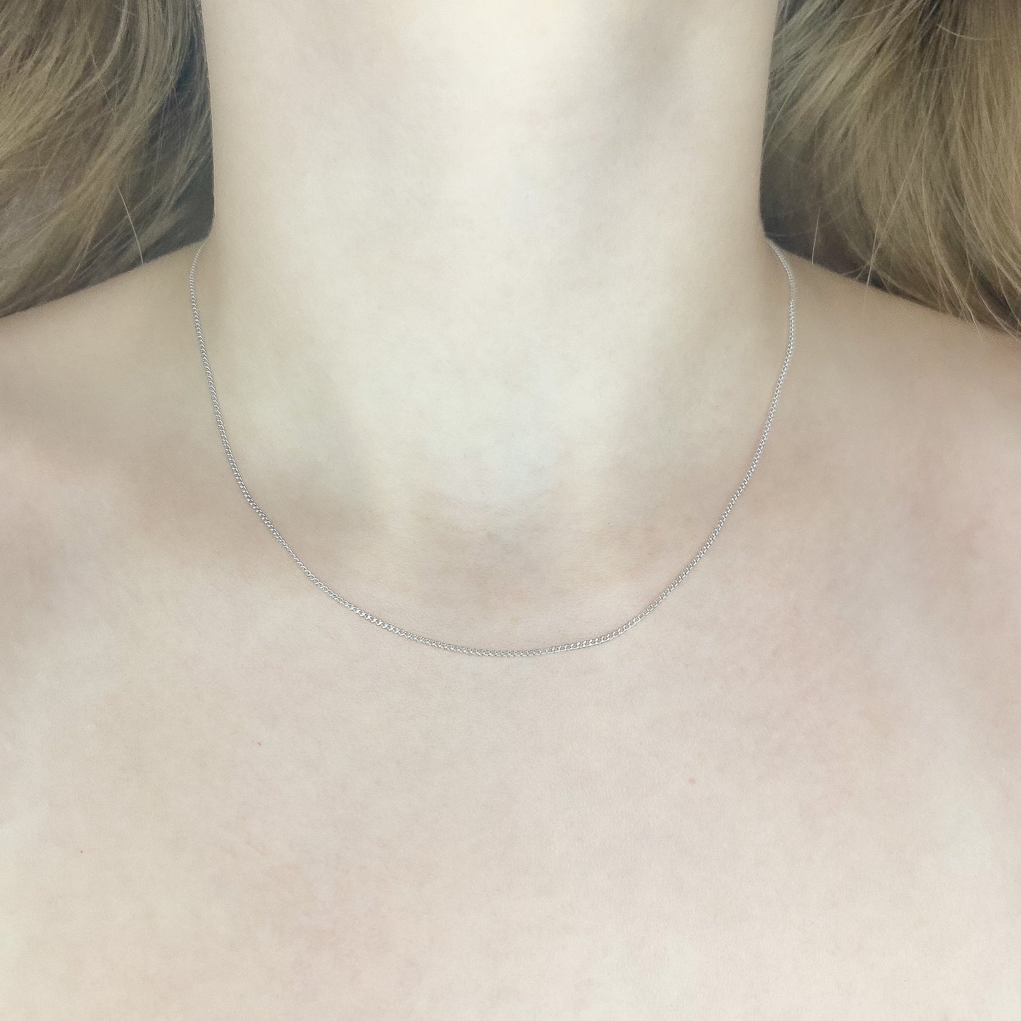 Sterling Silver 1 mm Curb Chain