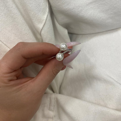 Sterling Silver Pearl Ring