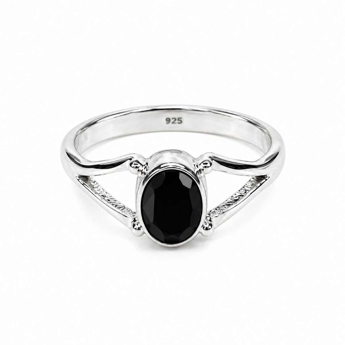 Sterling Silver Black Onyx Ring