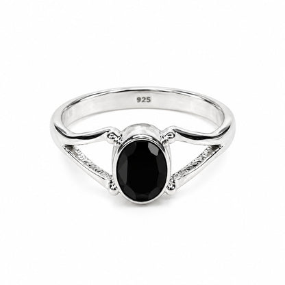 Sterling Silver Black Onyx Ring
