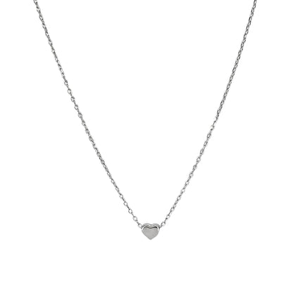 Sidabrinė širdutė su grandinėle