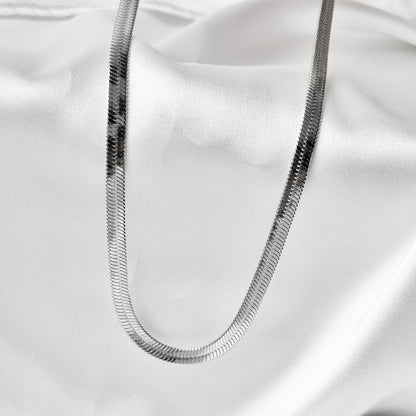 5mm pločio plieninė grandinėlė „Flat Chain“
