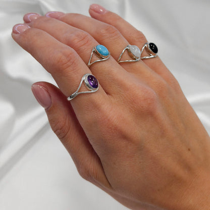 Sterling Silver Amethyst Ring