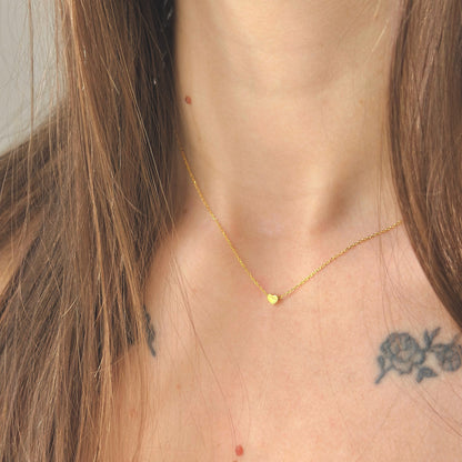 Sidabrinė širdutė su grandinėle