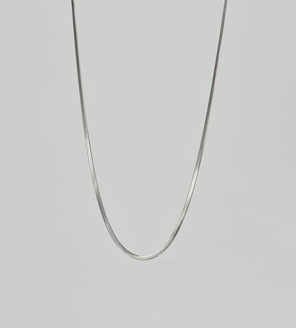 2mm pločio plieninė grandinėlė „Flat Chain“