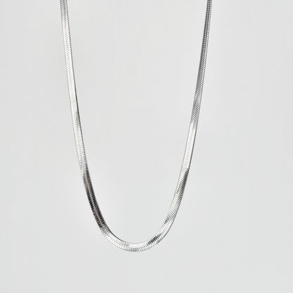 4mm pločio plieninė grandinėlė „Flat Chain“