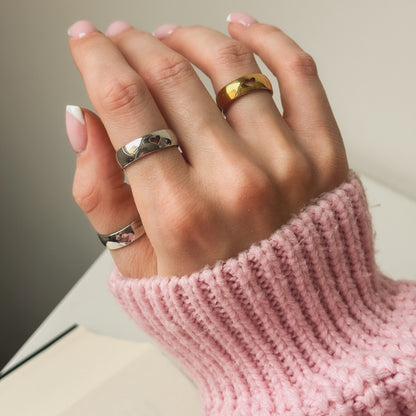 6mm žiedas su širdele