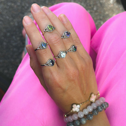 Sterling Silver Peridot Ring