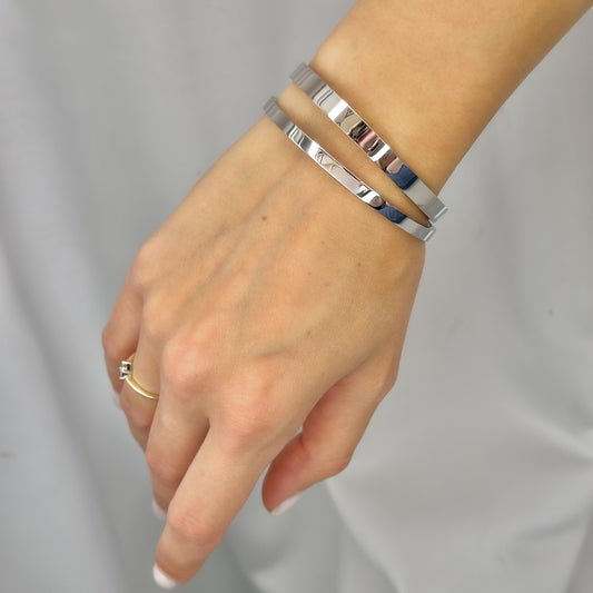 Hera – plieninė apyrankė (4 mm / 6 mm)