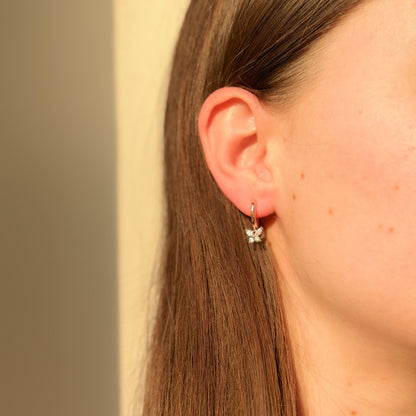 Sidabrinės rinkutės su drugeliu